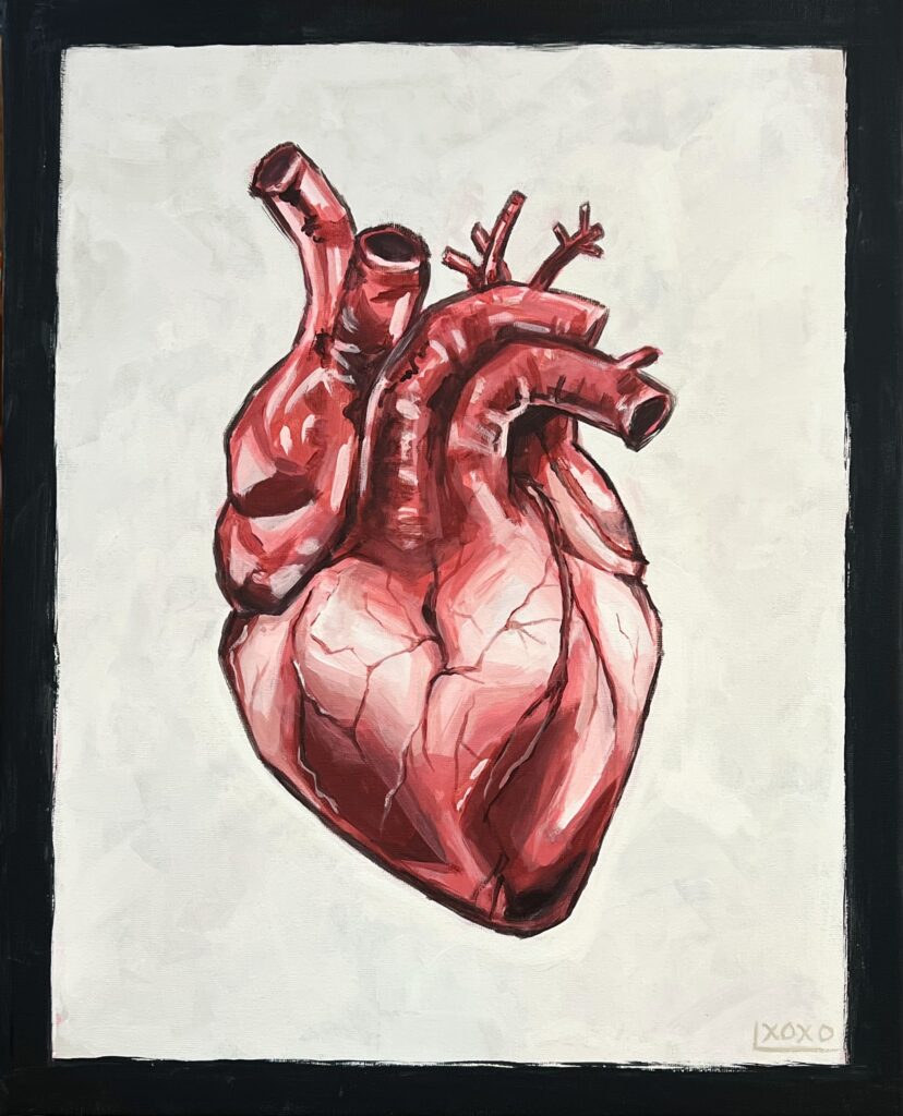 Heart (Acrylic on Canvas)