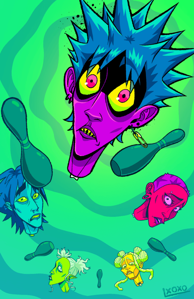 Juggling Act (Digital Drawing)